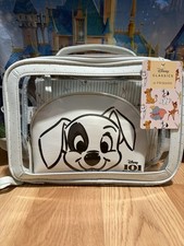 Disney 101 Dalmatians 3 Piece Makeup Bag Set Clear Cosmetic Case *Primark*-NEW