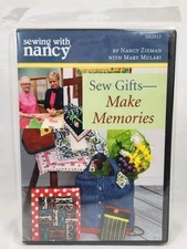 Sewing with Nancy Sew Gifts Make Memories (DVD, 2015) By Nancy Zieman SN2913