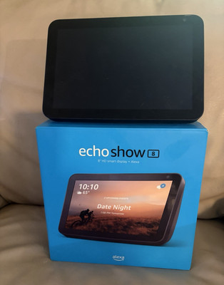 Amazon Echo Show 8 Smart Display with Alexa, Bluetooth, Black (In Box)