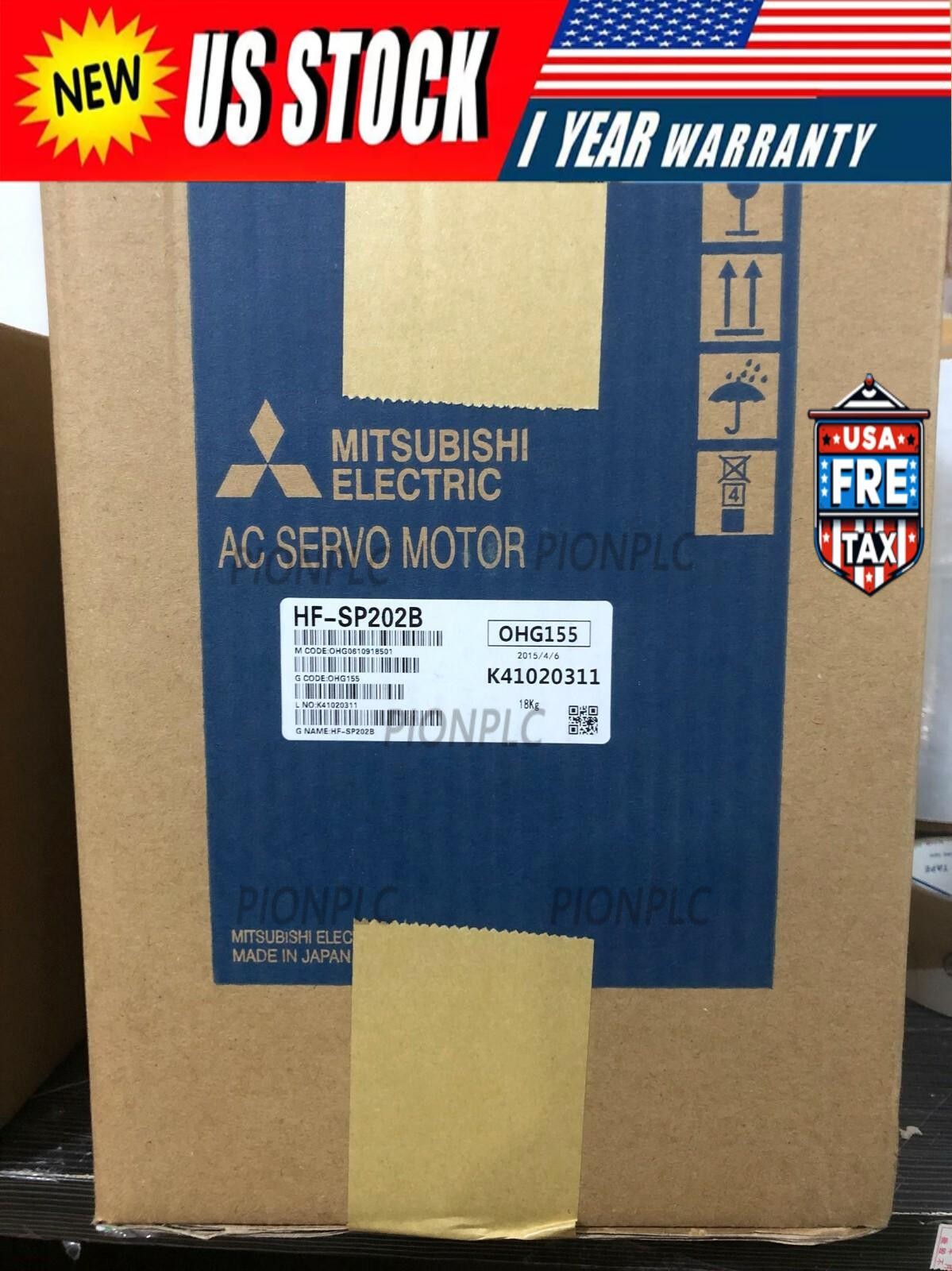 MITSUBISHI AC SERVO MOTOR HF-SP202B HFSP202B NEW FREE EXPEDITED SHIPPING