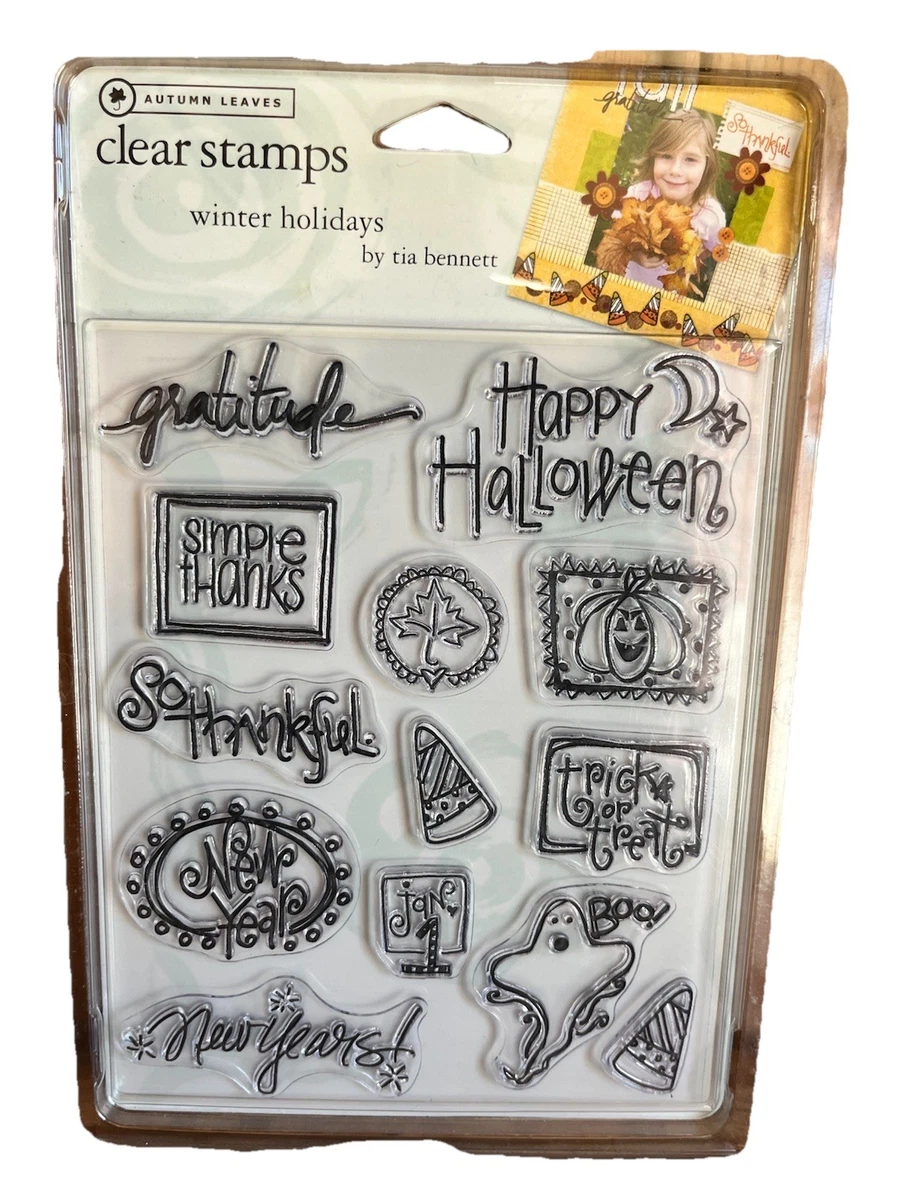 Autumn Leaves Craft Stamps for sale | eBay