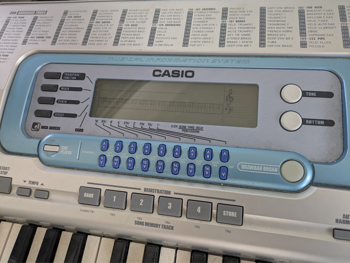 CASIO WK-3000 61鍵盤キーボード Casio WK-3000 Keyboard - With Power Adapter and Stand | eBay