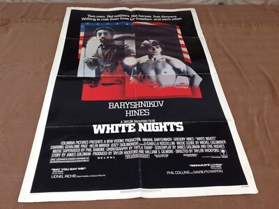 1985 White Nights Original Movie House Full Sheet Poster