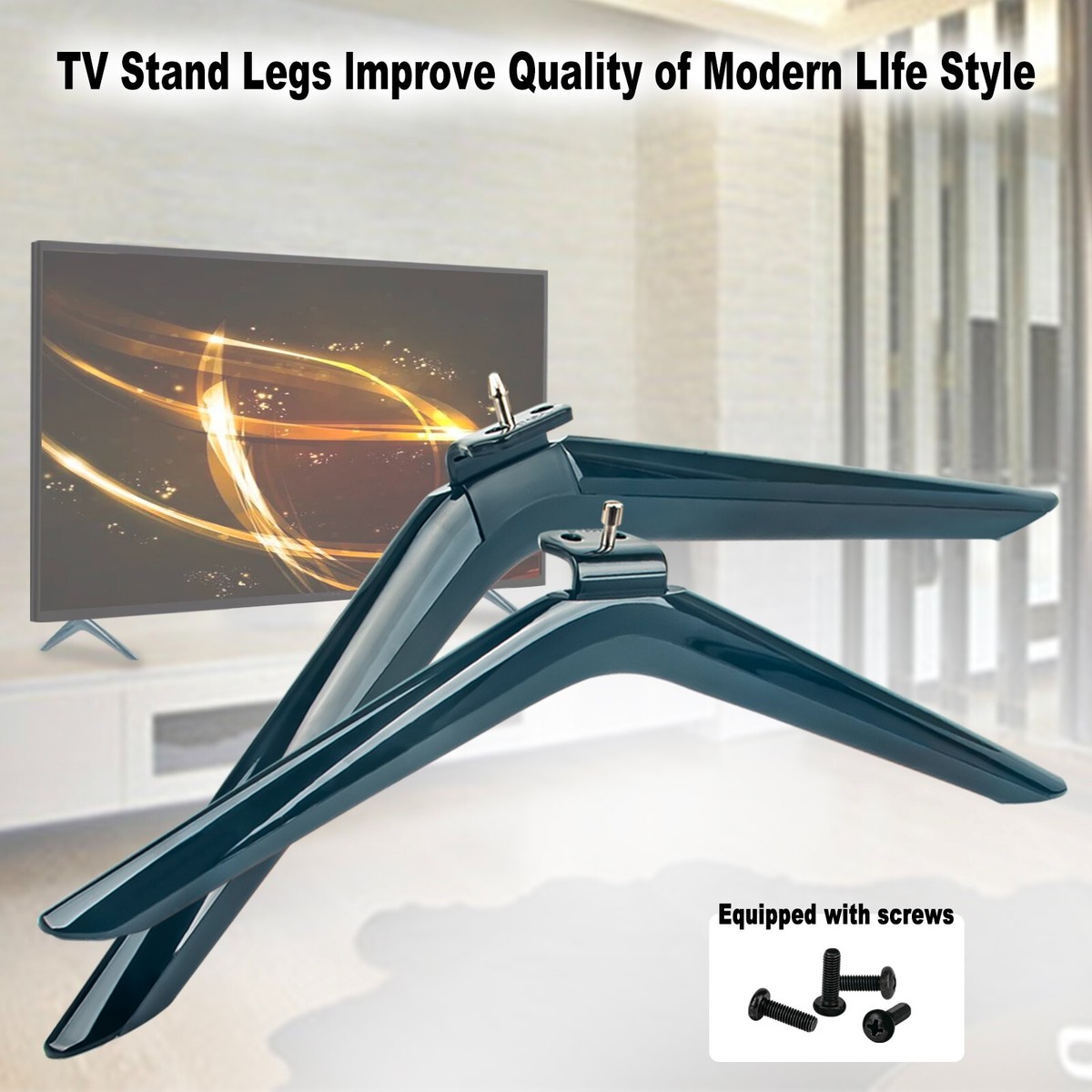 TV Base Stand Legs for Hisense Android TV 75 inch 75A6G 4K UHD
