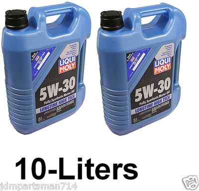 10 Liters 5W-30 Fully Synthetic Longtime High-Tech Liqui Moly 2039 Engine Oil 