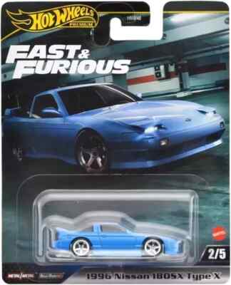 Hot Wheels PREMIUM 1996 NISSAN 180SX TYPE X FAST & FURIOUS