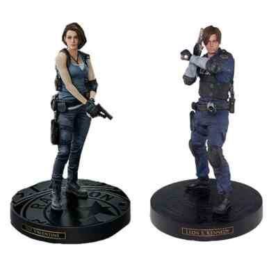 Biohazard Game Statue Jill Valentine Leon Scott Kennedy PVC Action Figures