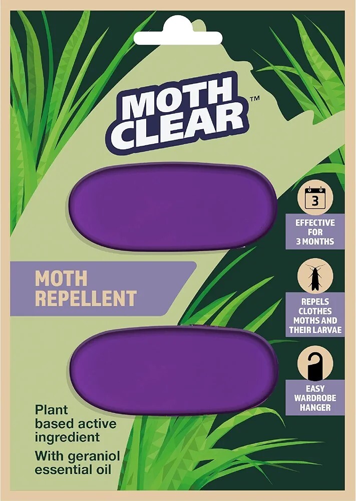 Moth Protection Moth Clear Moth Repellent - 3 Months Protection | eBay UK