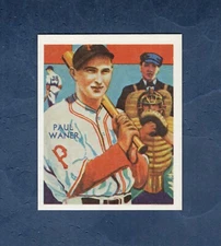 #83 PAUL WANER, Pirates HOF | 1934 Diamond Stars card ~ REPRINT 123 issued 1976