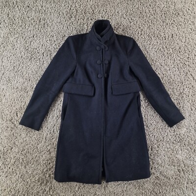 Acne Jacke Damen Small EU 34 Blau MEDIAN AW/09 Wollmantel R16-15