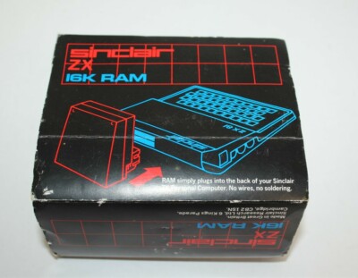 Sinclair ZX 16K Ram Add-On Memory For Sinclair ZX80 And ZX8I Personal Computers