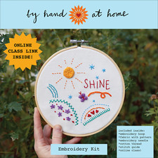 Shine Embroidery Kit Sampler from By Hand At Home
