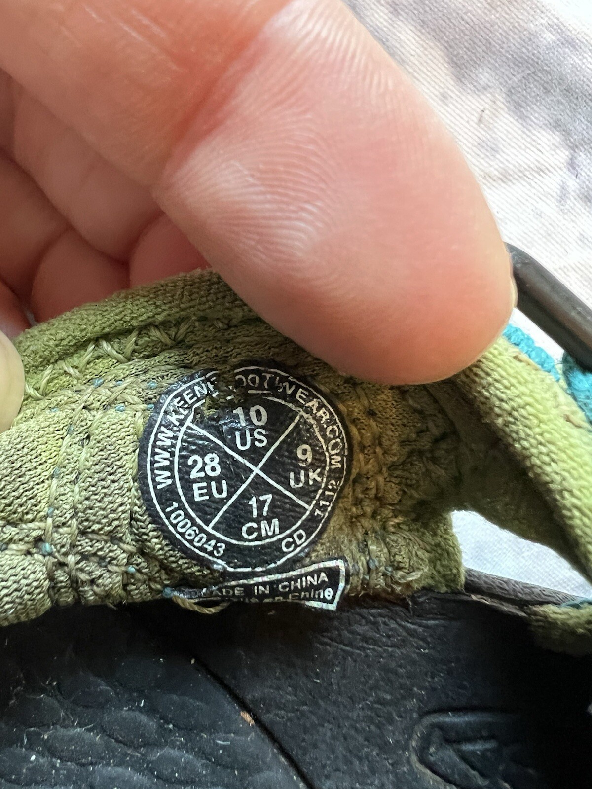 Sandali sportivi da trekking Keen bambino Newport H2 taglia 10 scarpe da acqua blu verde