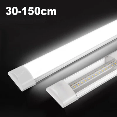 LED Feuchtraumlampe Wannenleuchte Deckenlampe Werkstatt Röhre 30/60/90/120/150cm - Bild 1 von 4