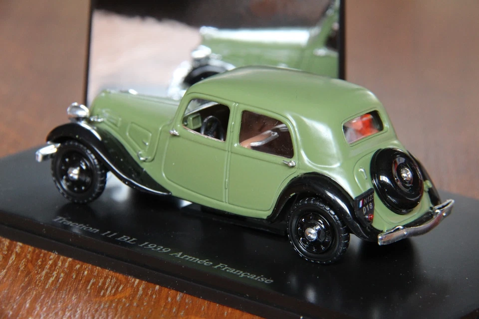 CITROEN TRACTION 11 BL armée française 1/43 ATLAS C neuf en boîte - Photo 3/4