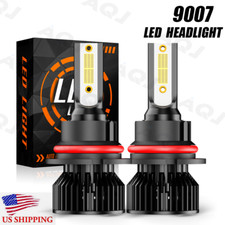 LED Headlight Kit 9007 HB5 6000K White Hi/Low Bulbs for FORD Mustang 1990-2004