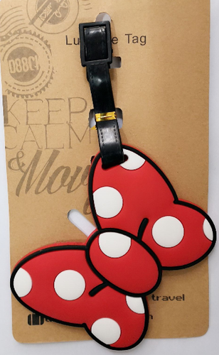 Disney Minnie Butterfly Bow PVC Travel 