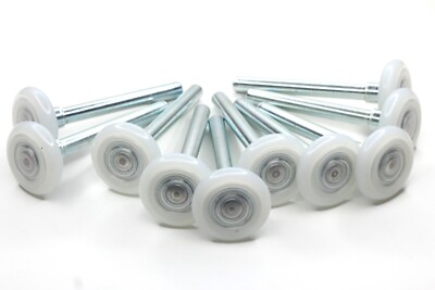 10 PACK 2'' Nylon Garage Door Roller with 4'' Stem  SEALED 13 Ball Bearing Roller