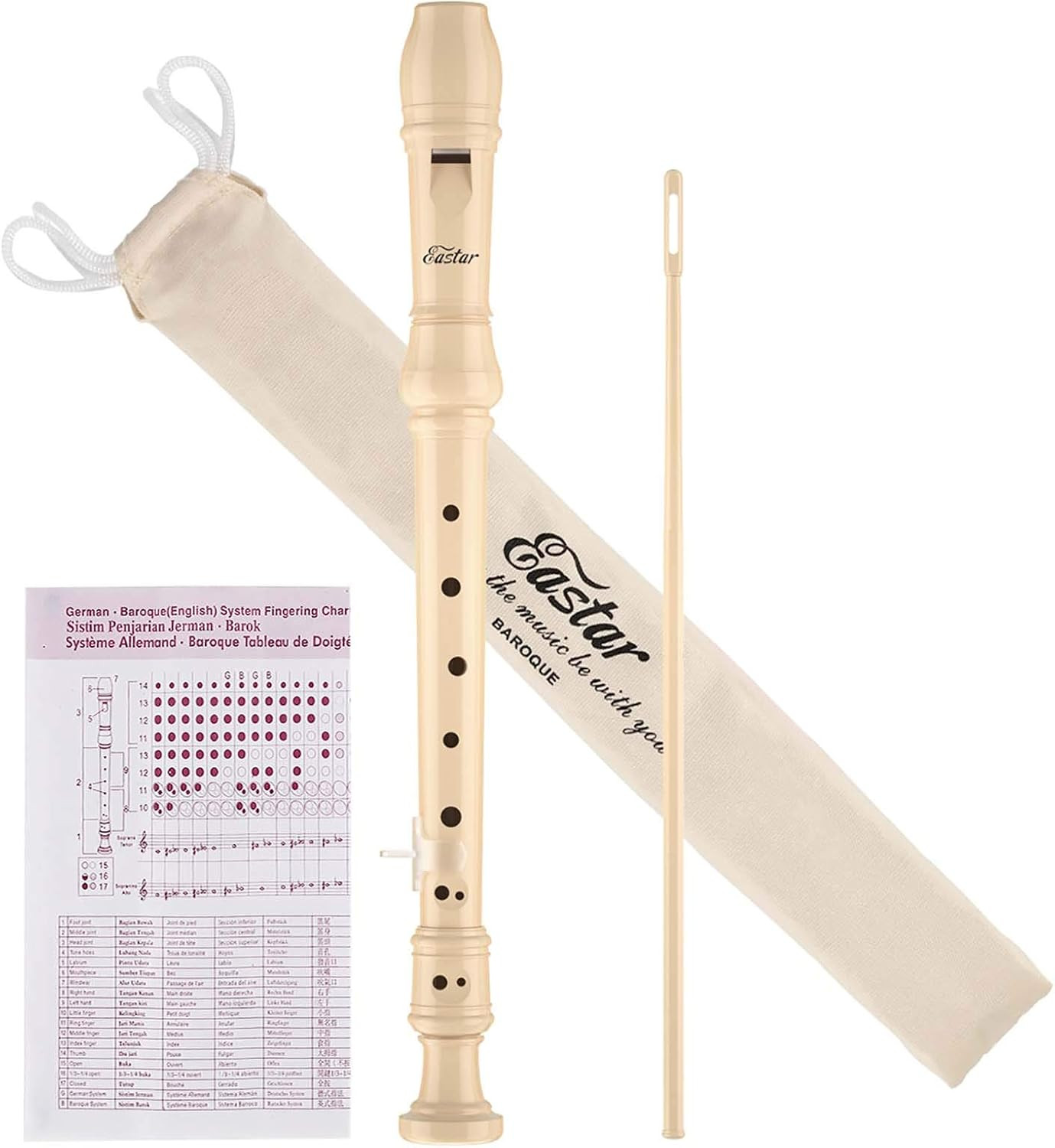 Instrument For Kids Beginner, Baroque Fingering C Key Record