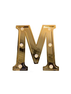 Ganz Light Up initial Ornament The Letters B,Y,M,L,O.