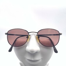 Vintage Landolfi L-60664 Bronze Metal Oval Sunglasses FRAMES ONLY