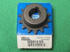 MARTIN 35BS14-5/8 ROLLER CHAIN SPROCKET 14 TEETH CHAIN 35, PITCH 3/8", 5/8 BORE