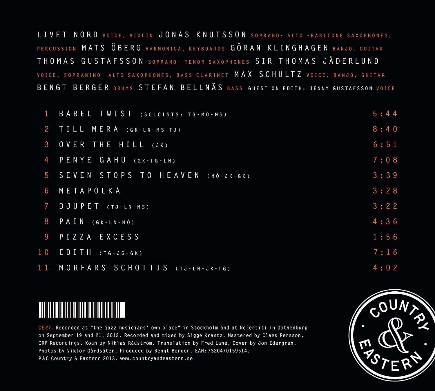 Bengt Berger Beches Brew Big (CD) Album