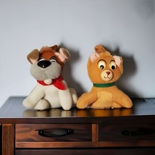Disney McDonald's Oliver Company Dodger Dog And Oliver Cat 1988 Vtg Ornaments