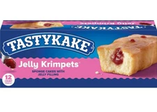 🟢 New Tastykake Jelly Filling Baked Pastry Krimpets Sponge 12-Count 12oz