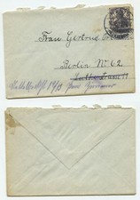 10421 - Mi.Nr. 101 auf Beleg - Ranis-Ziegenrück 16.2.1918 nach Berlin