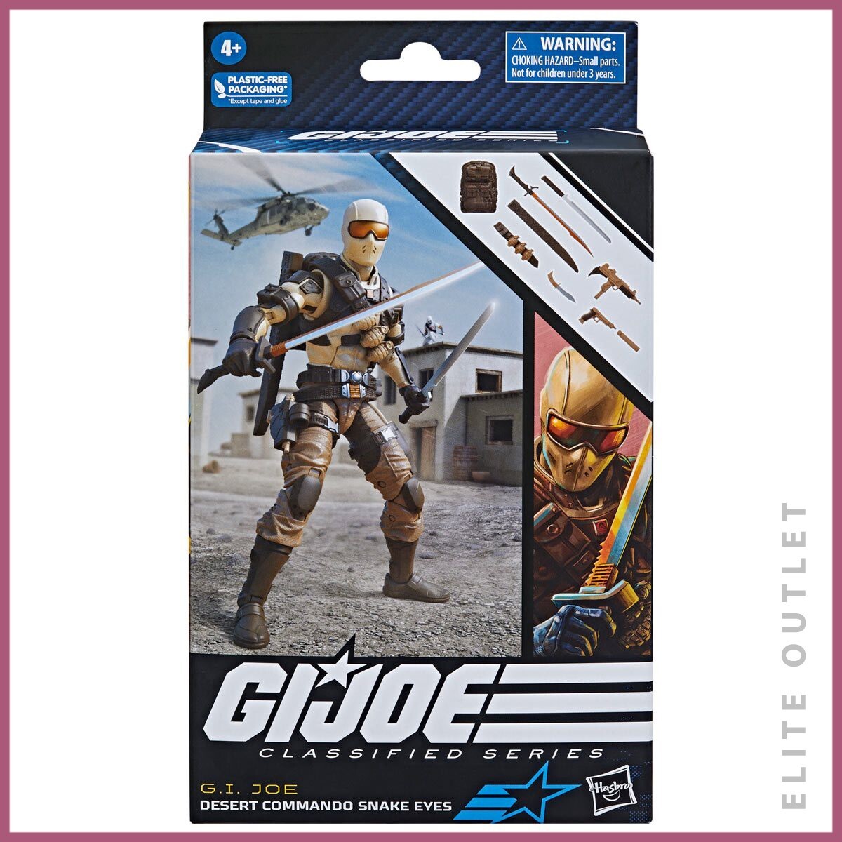 Hasbro G.I. Joe Classified Series 6-Inch Desert Commando Snake Eye
