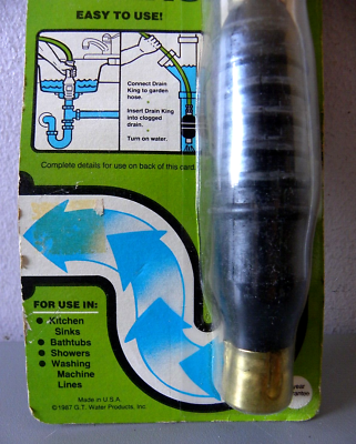 G.T. Water Products, Inc. 186 Drain King; 1-1/2-Inch tot 3-Inch