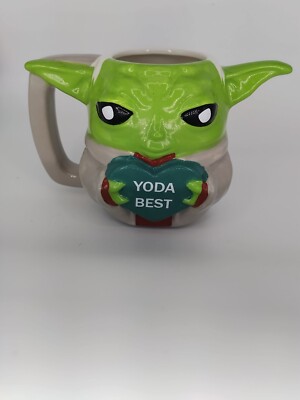 STAR WARS YODA VALENTINES DAY YODA BEST MUG BY ZAK 3D DESIGNS 12 OZ CUP