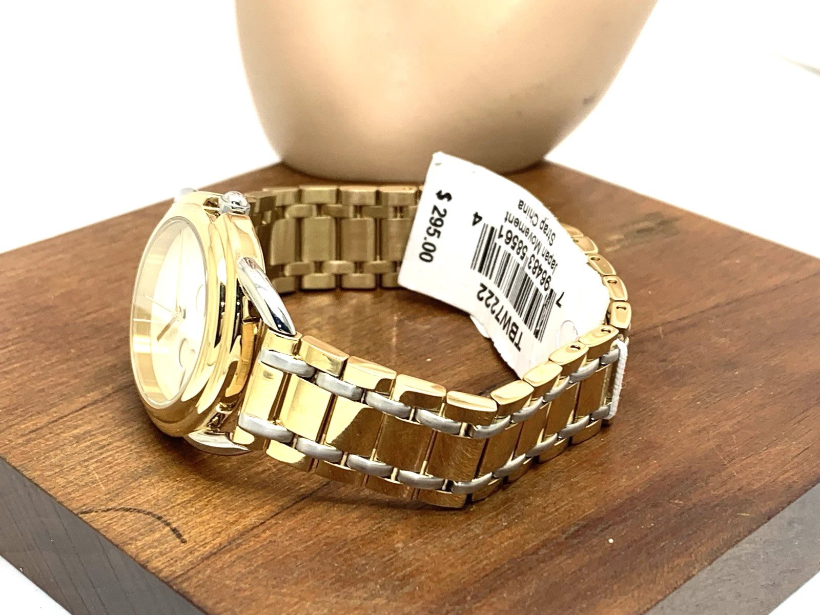 Orologio Donna Tory Burch TBW7222 Miller Quarzo Quadrante Crema Acciaio Bicolore 32mm