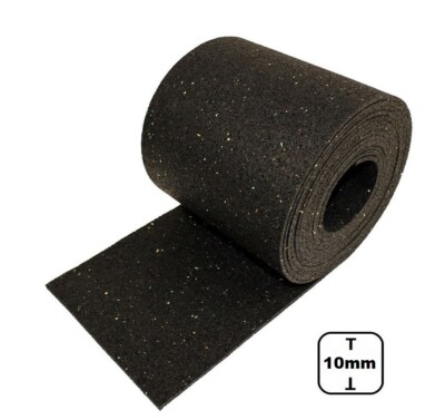 (20,00  /m²) 10mm Bautenschutzmatte Antirutschmatte Gummigranulatmatte