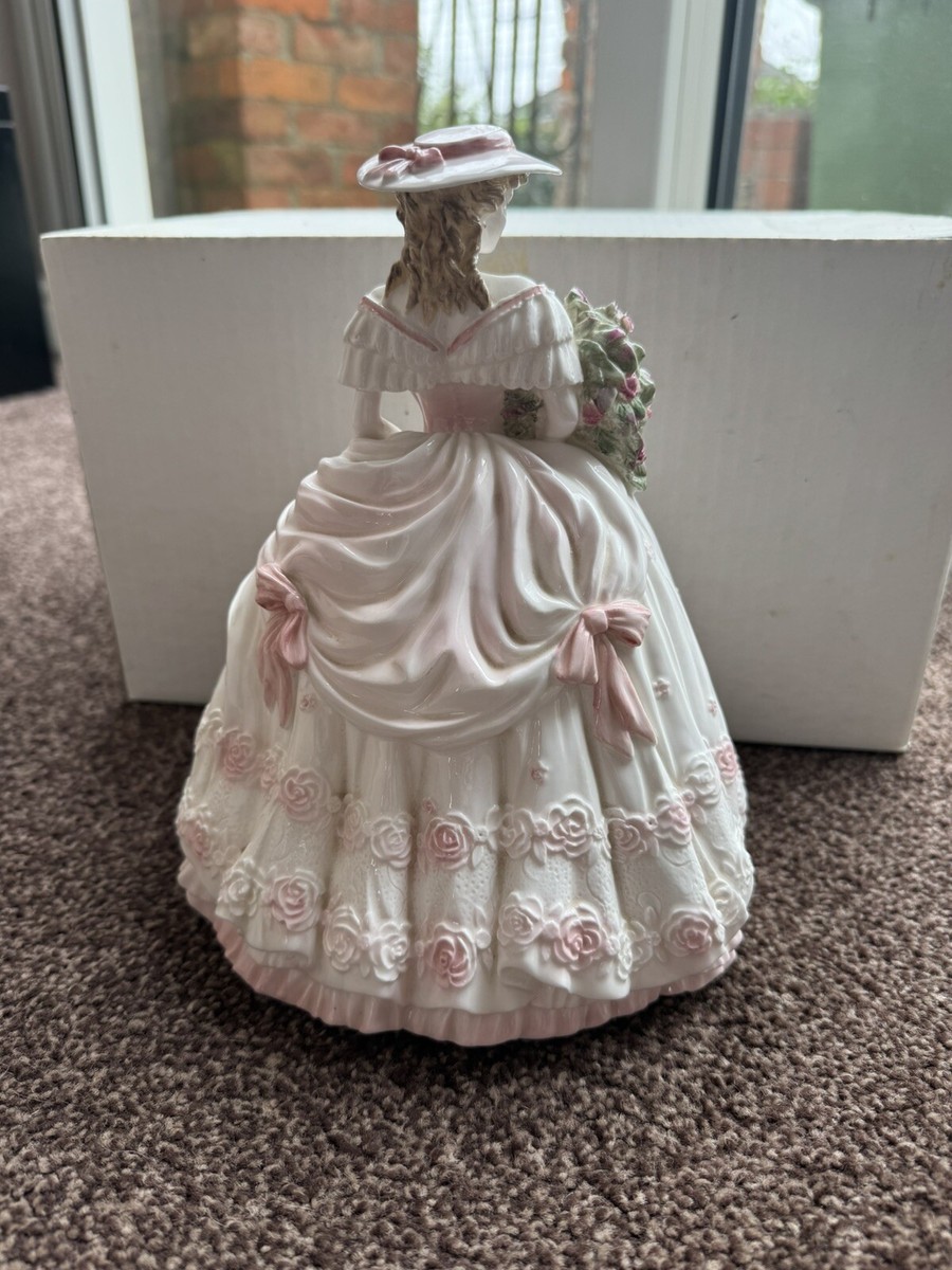 書 Coalport Figurines and Collectables Coalport Figurine Rose Limited Edition Bone China Lady