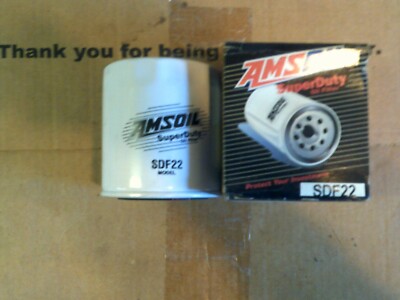 1 Of Amsoil part # SDF22 Oil Filter Replaces Hasting LF222 Fram PH25 Wix 51258