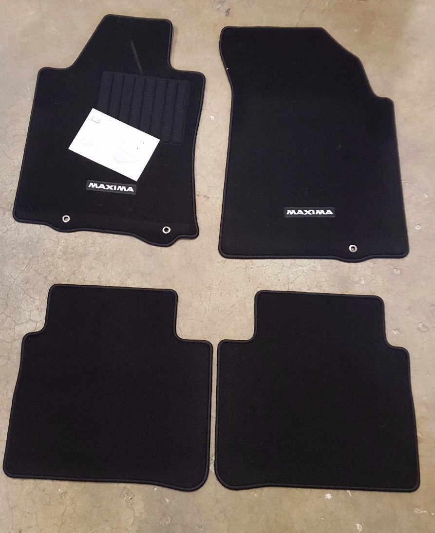 NEW OEM 20162018 NISSAN MAXIMA 4PC CARPET FLOOR MAT SET eBay