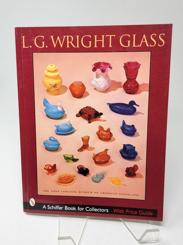 LG Wright Glass Collector Guide Book Schiffer EAPG Carnival, Opalescent Book