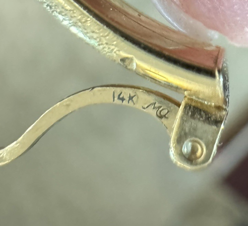 14k Gold Hoop Earrings 3.8 grams Scrap Lot - 第 3/6 張圖片