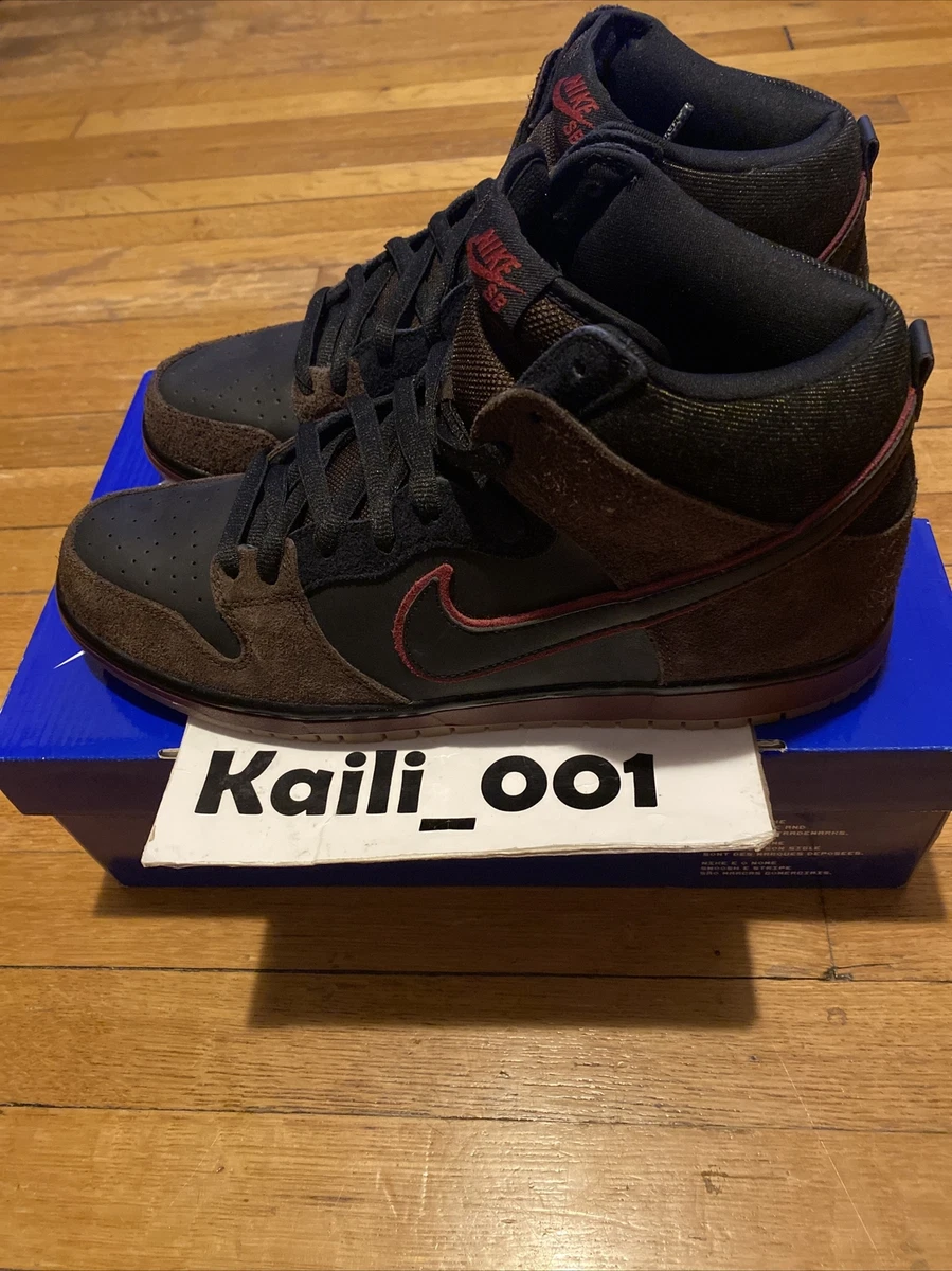 Nike Dunk High Pro SB Size 11.5 Slayer Brooklyn Projects 313171 013 Supreme A