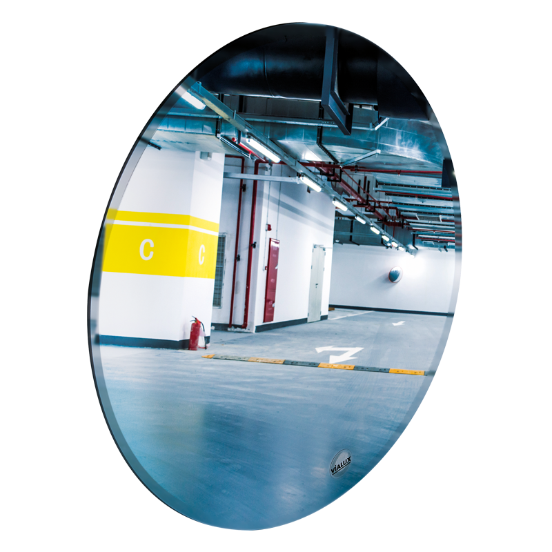 Konvexer Spiegel, Einfahrt, Garage, Supermarkt, Parkplatz
