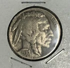 (D)**1930 Buffalo Nickel With Full Date And Almost Full Horn