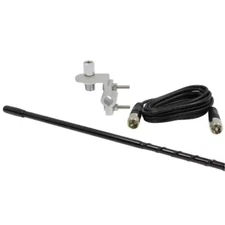 NEW 3-ft Fiberglass CB Antenna Kit – Black Mirror Mount for Clear Signal Boost