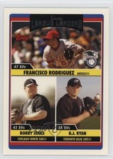2006 Topps Update League Leaders Bobby Jenks BJ Ryan Francisco Rodriguez 4m0