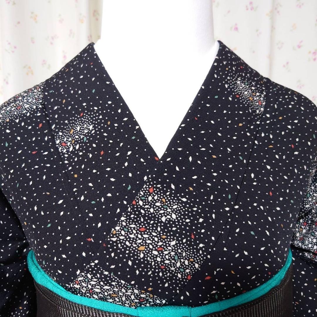 Silk Kimono Full Set Small Pattern Thin Summer Ja… - image 5