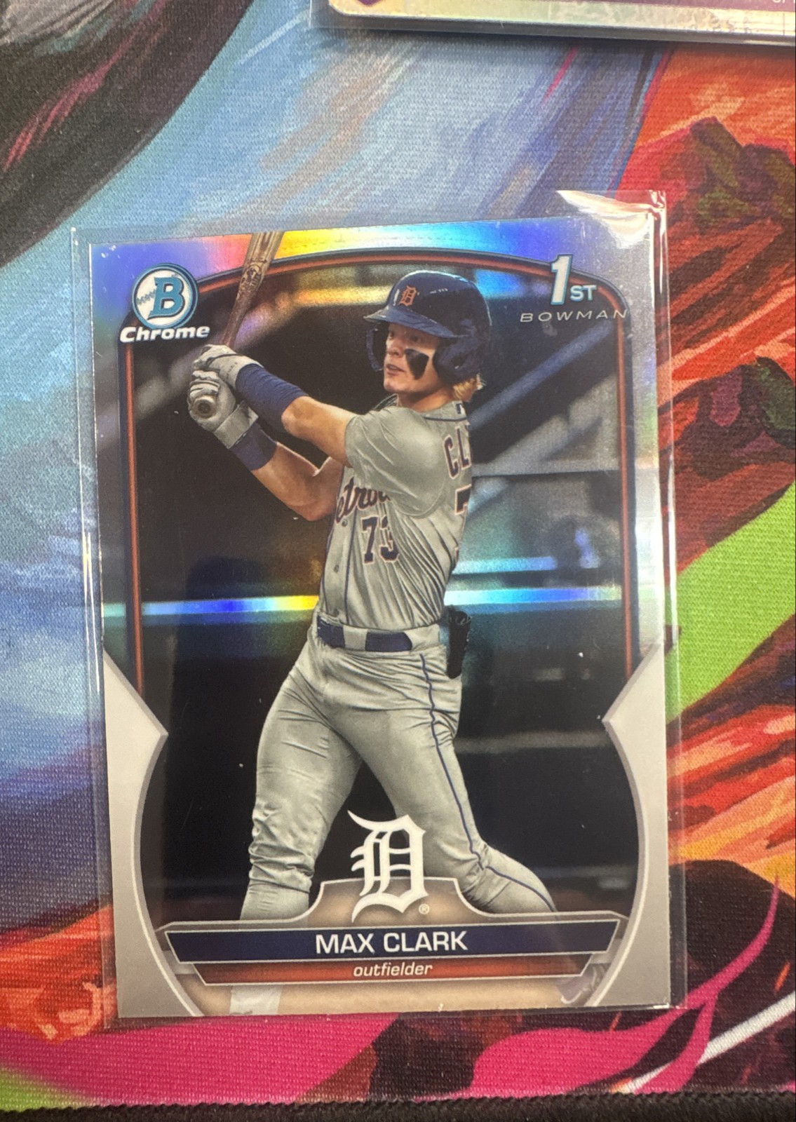 2023 Bowman Draft - Chrome Max Clark #BDC-76 Refractor (RC)