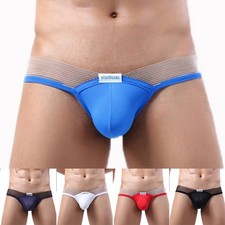Ice Silk LowRise Briefs for Men Breathable Underwear in Multiple Colors
