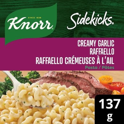 6-Pack Knorr Sidekicks Pasta Side Dish Creamy Garlic Raffaello