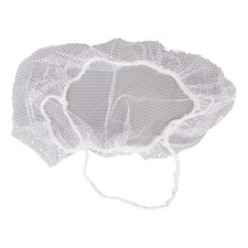 Disposable Beard Net with Elastic Bands, 100pcs Guards Nylon White